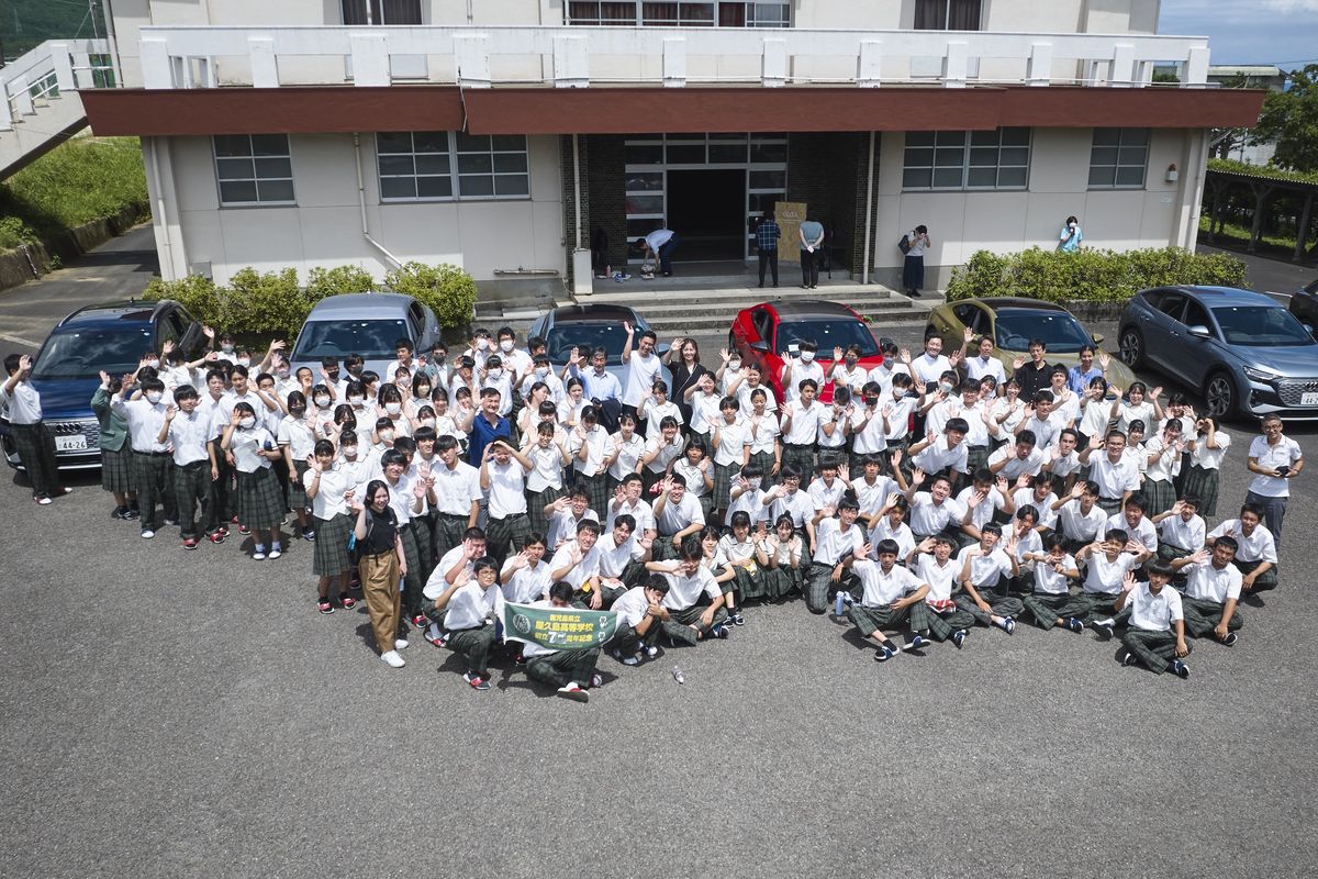 アウディジャパンの出張授業