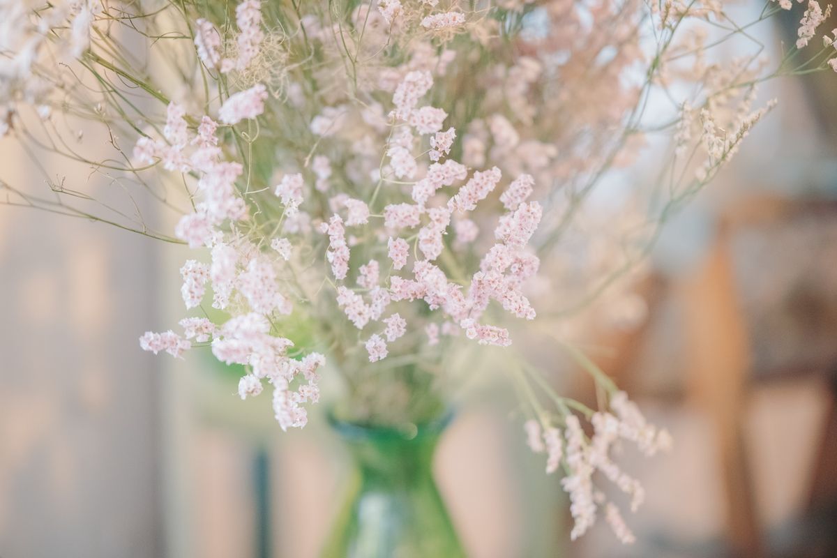 花を再利用したドライフラワー