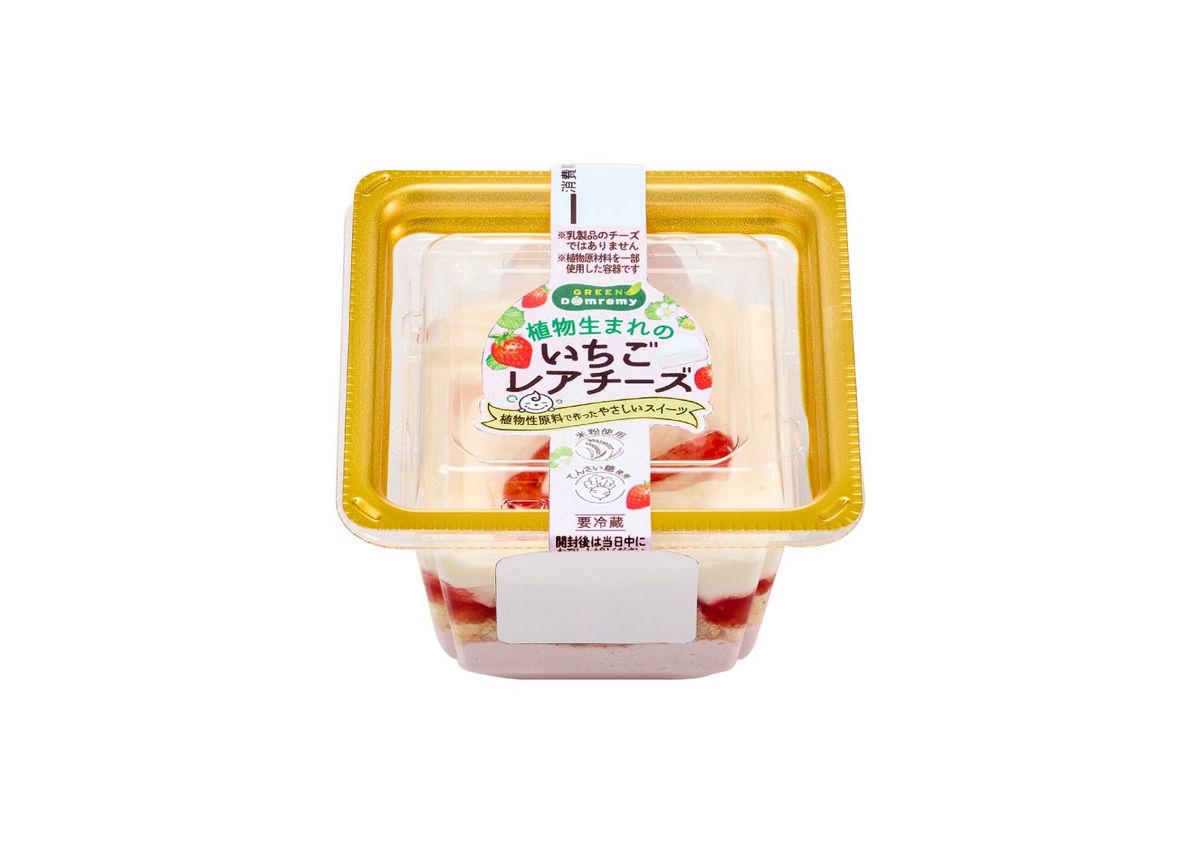 植物生まれのいちごレアチーズ