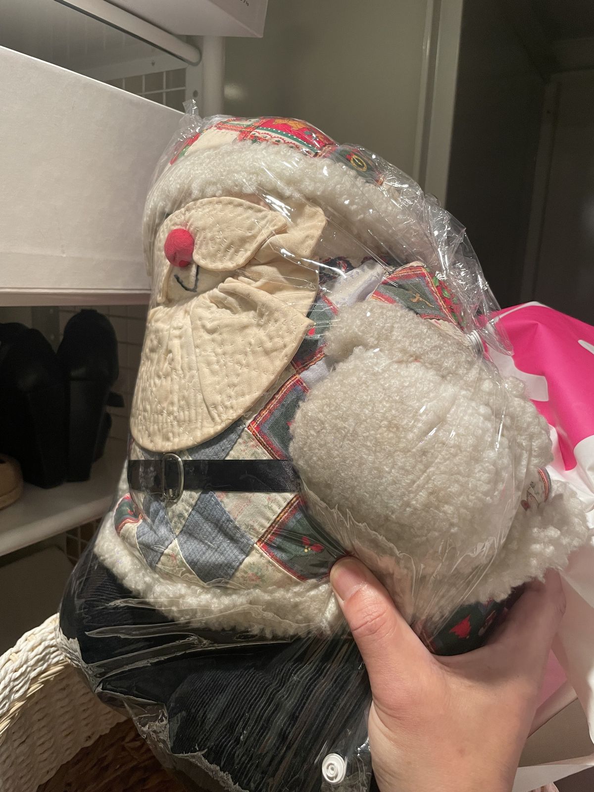 サンタクロースのぬいぐるみ