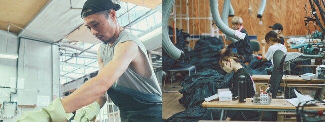 デニム職人の技術力×学生の表現力
