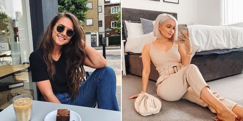 Lost Stockで購入した衣服を纏った二人の女性