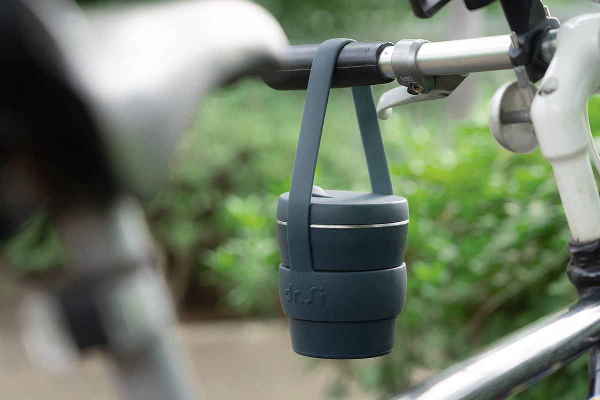 タンブラーホルダーをつけたペコエコ