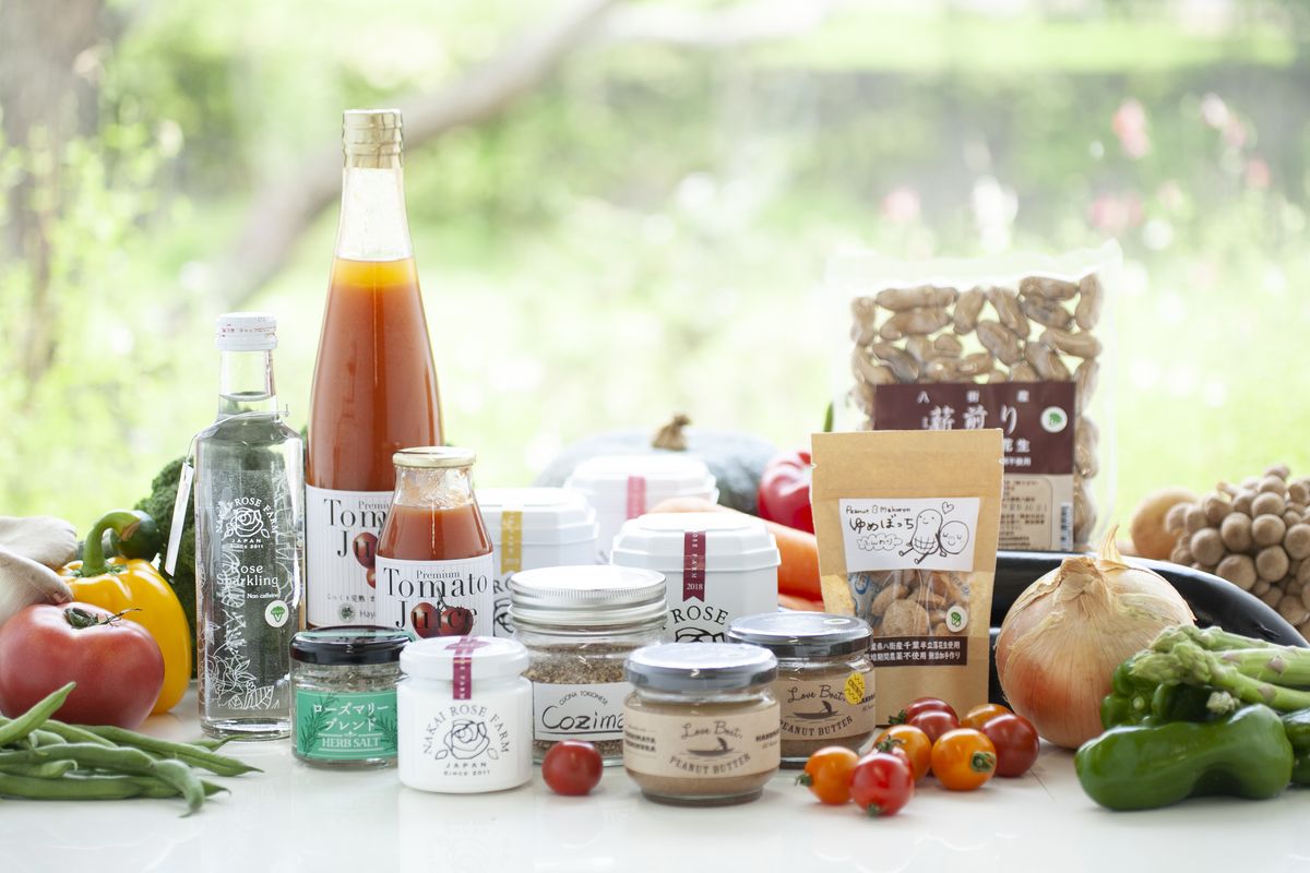 並べられた「ちばのおいしい食」