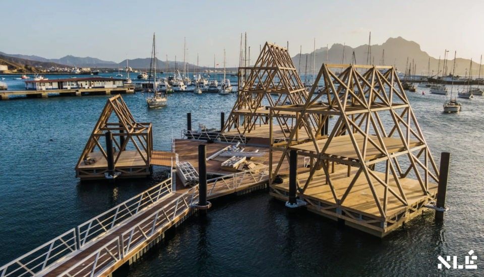 「Makoko Floating System」の水上建築イメージ