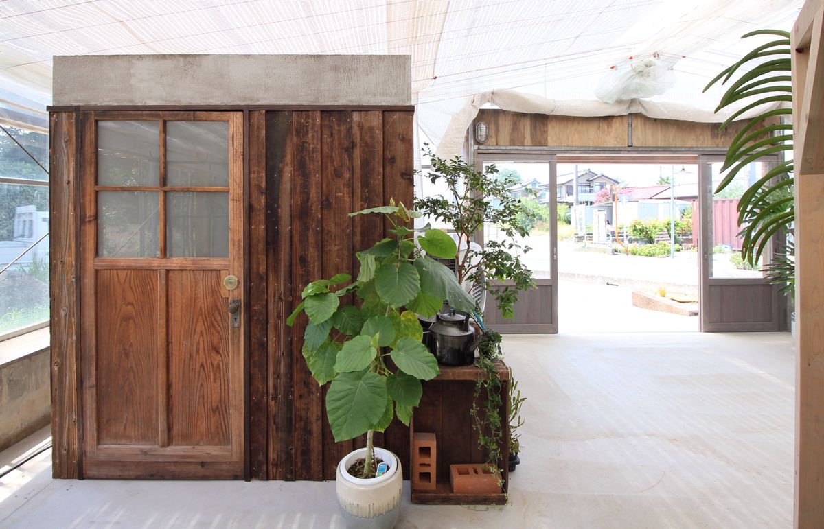 自然素材を使った家