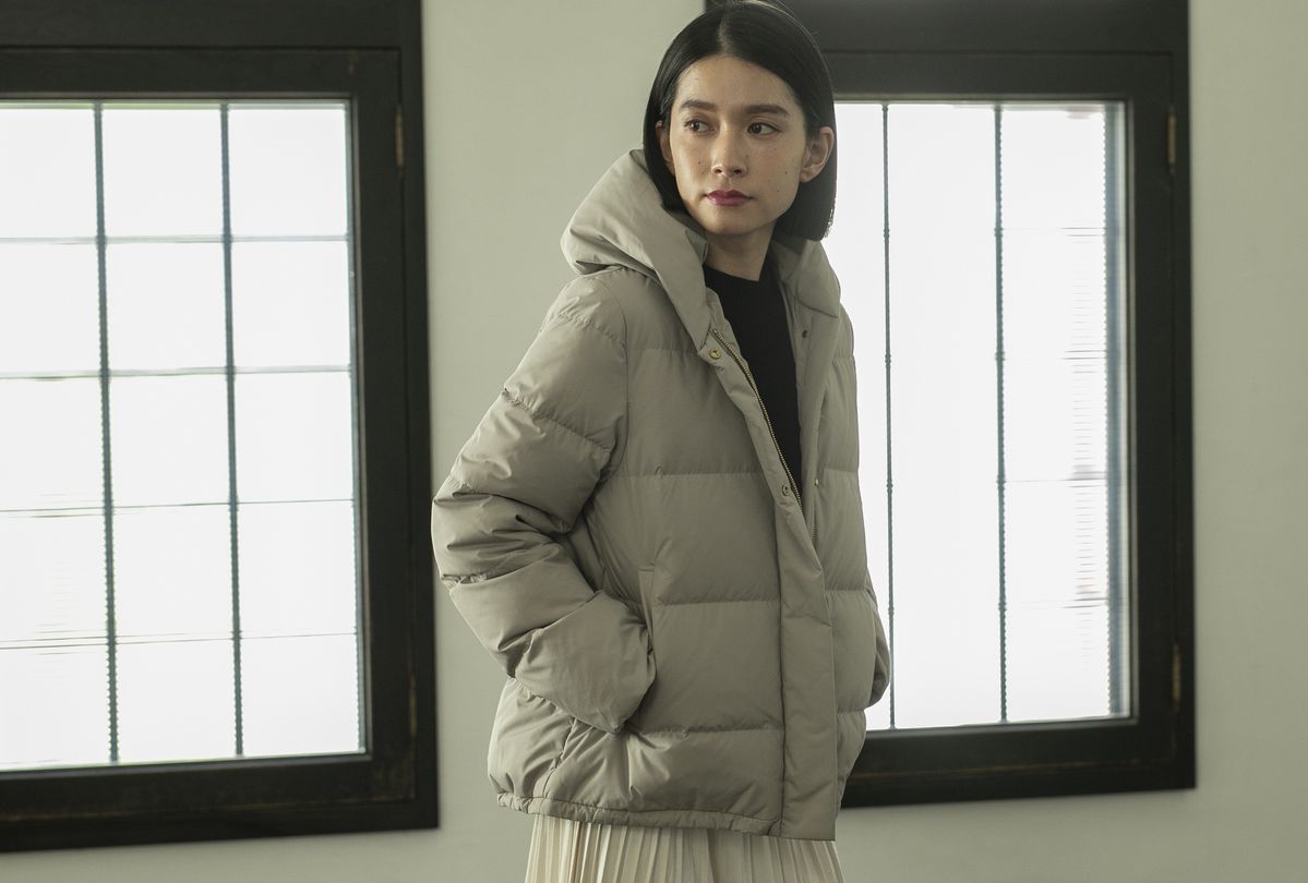 「OPAQUE.CLIP（オペークドットクリップ）」ミュラーダウン 撥水ボリュームカラーショートジャケット