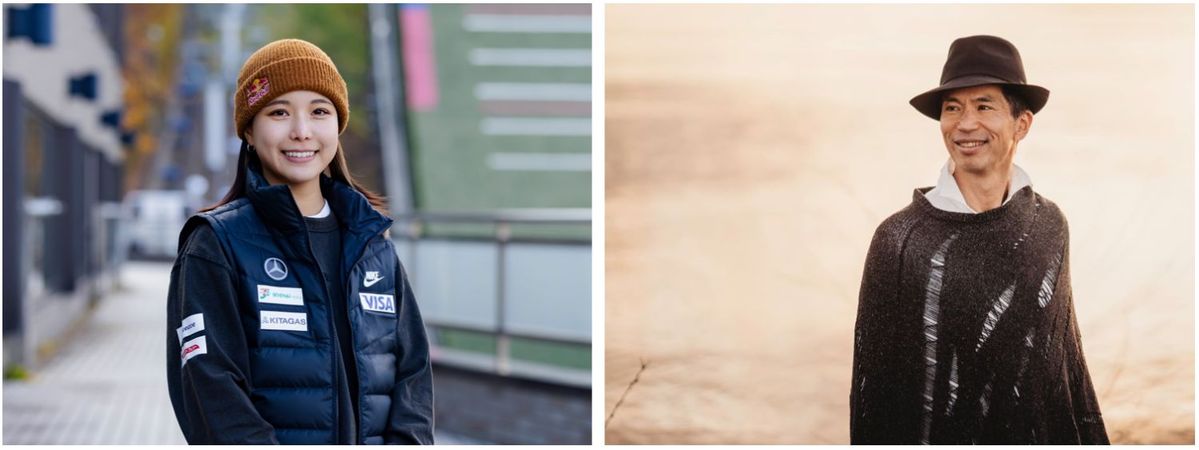 髙梨沙羅さんと四角大輔さん