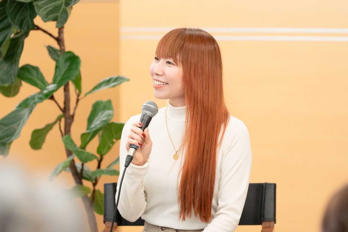 「くらしのサス活」×ELEMINIST トークショーに登壇したMiYO ORGANIC 山本美代代表