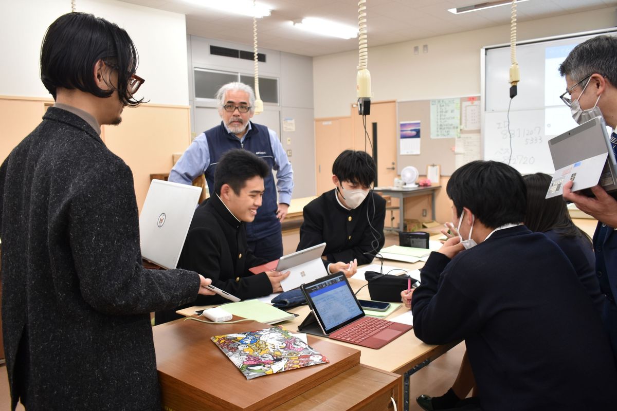 12/５実施「仕様書づくり」授業の様子