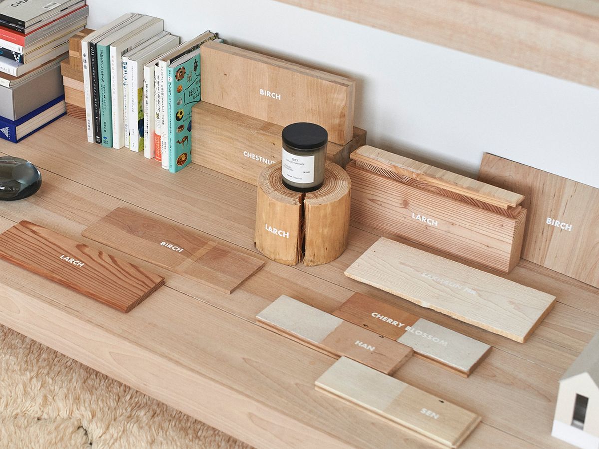 木材のサンプル