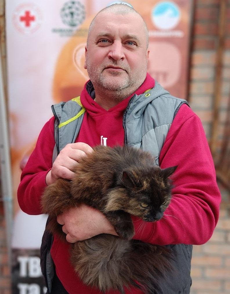 ウクライナで救出されたペット