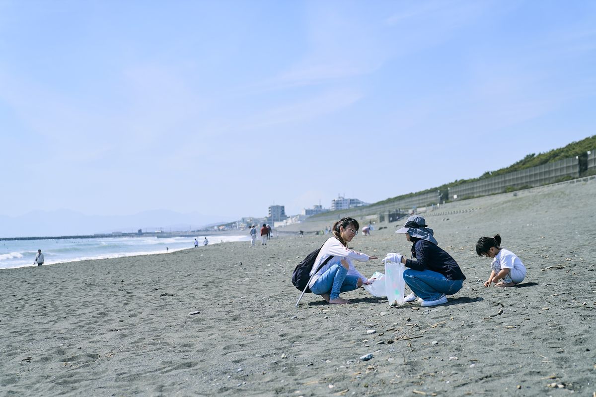 team530のビーチクリーン