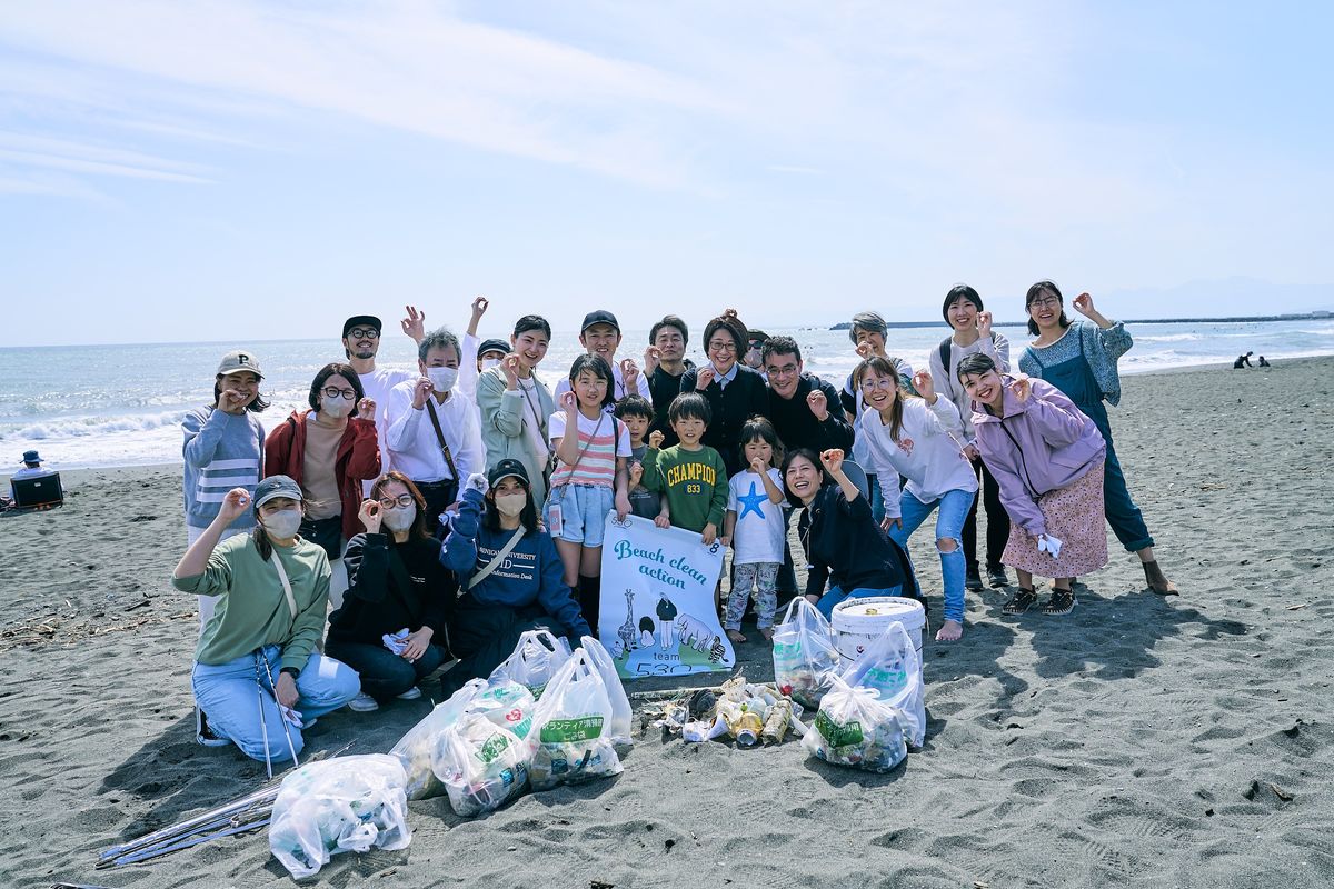 team530のビーチクリーン