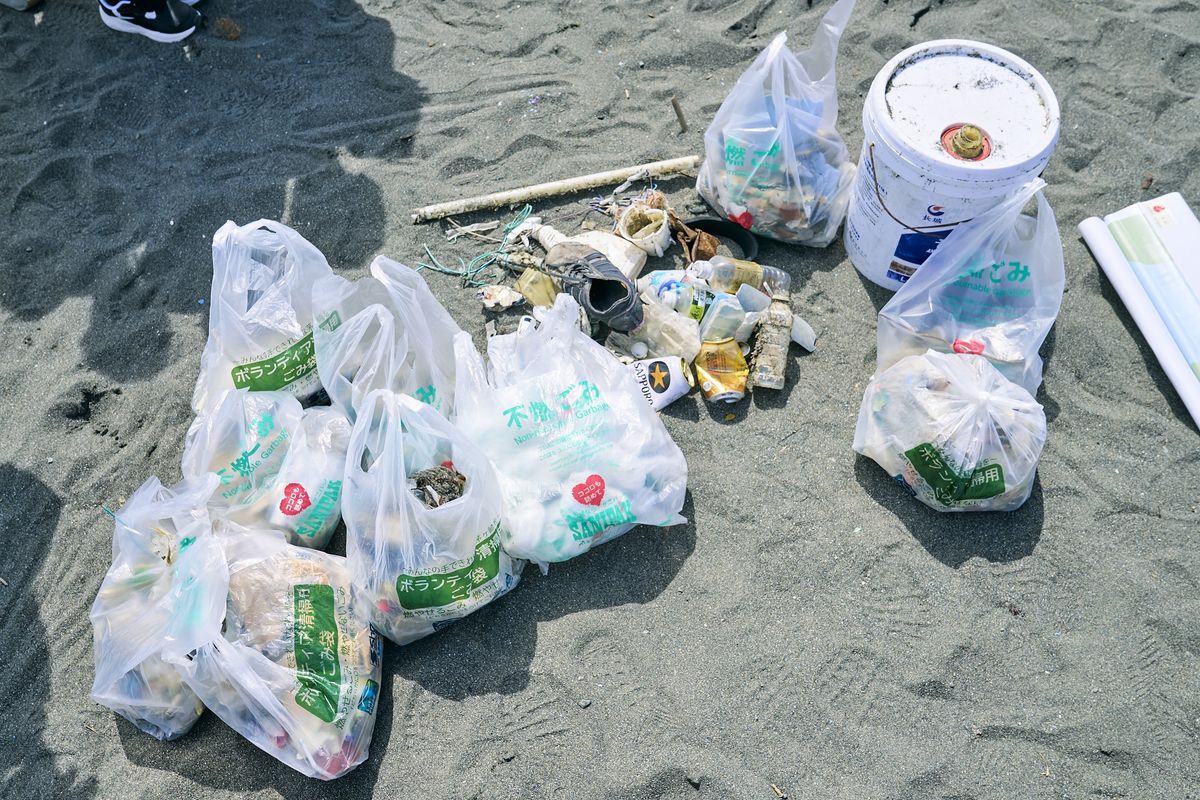 team530のビーチクリーン