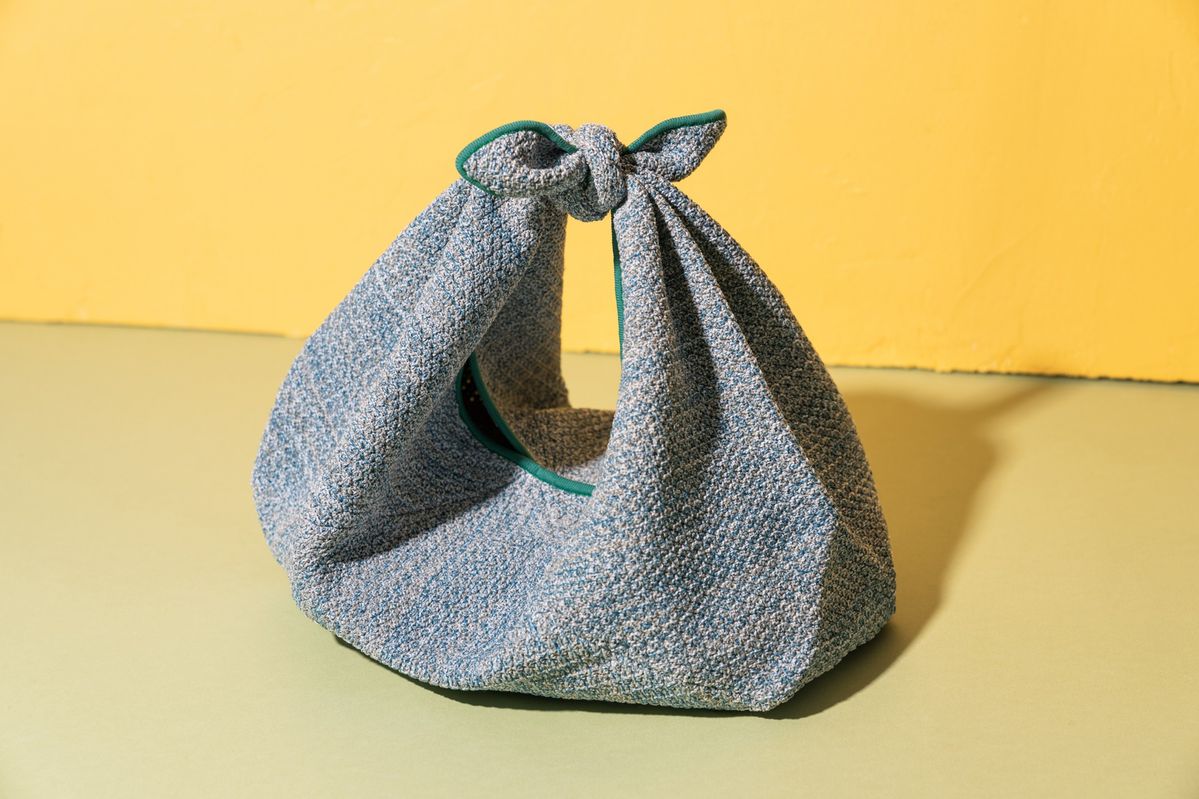 帝人フロンティア＆ELEMINISTコラボ ニットバッグ