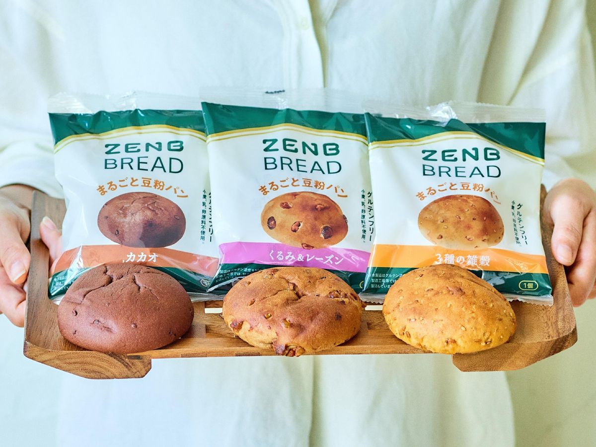 小麦粉不使用で糖質オフ＆グルテンフリー「ZENBブレッド３種」
