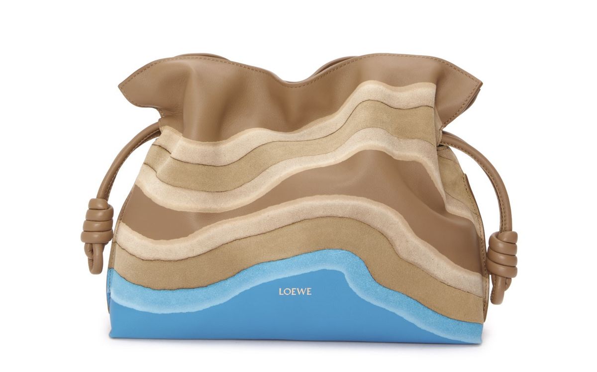 ライトベージュ／カリビアンブルー