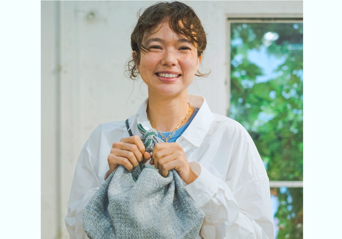 帝人フロンティア×ELEMINISTのコラボバッグ、ニオイ対策ができて可愛く衣類を包める「ECOPET® ニットバッグ」