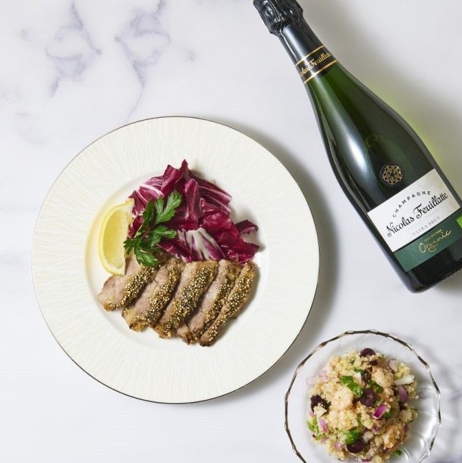 ワインとフランス産食材の料理