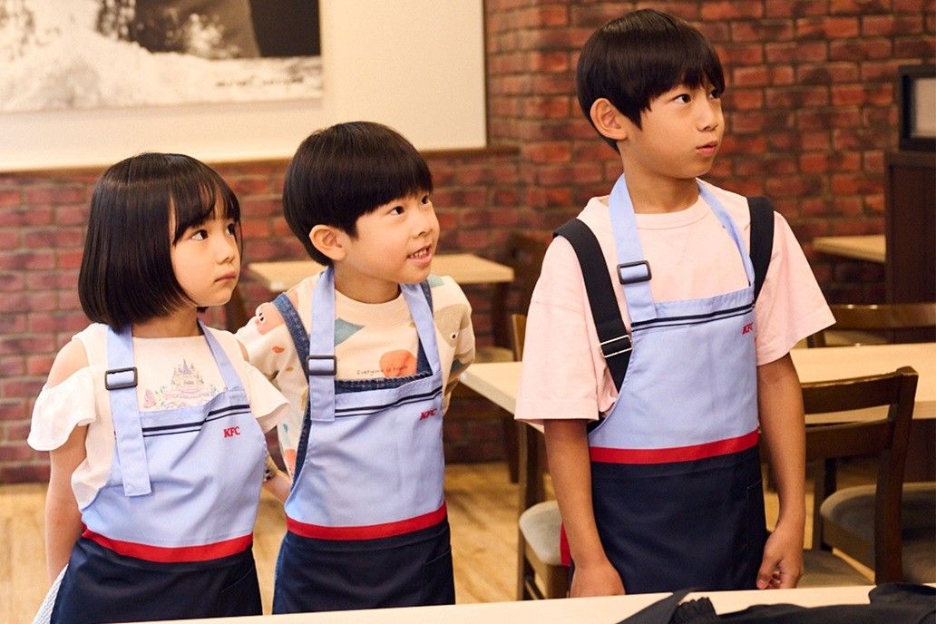 子どもたちが準備をしている様子