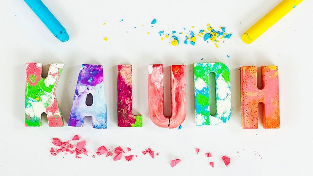 アップサイクルしたクレヨン