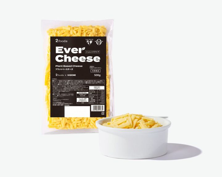 2foodsとカゴメの共同開発商品プラントベースチーズ「Ever Cheese」が 