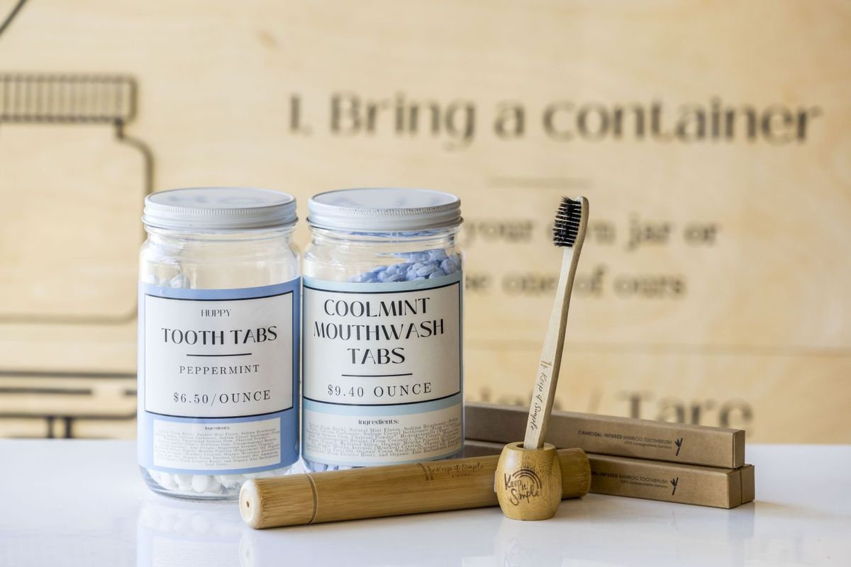 ハワイで見つけた、歯磨き用タブレット、マウスウォッシュ、竹歯ブラシ