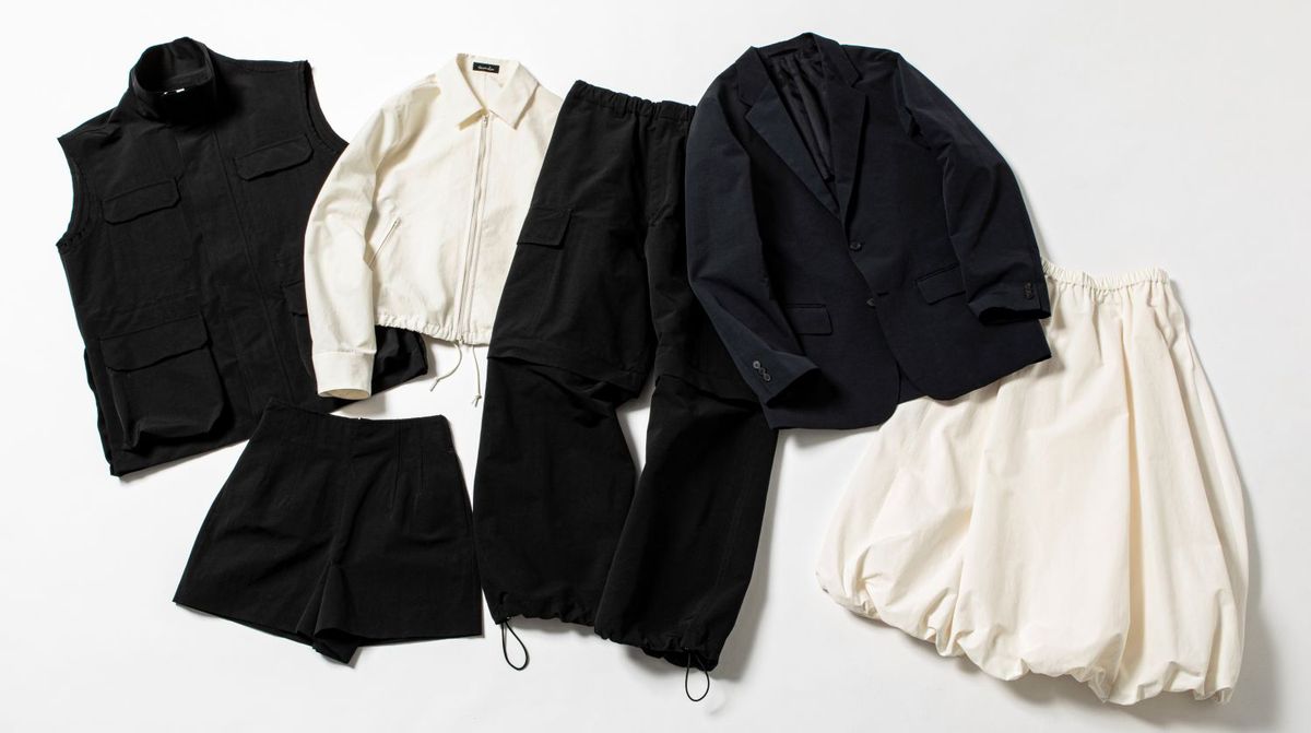 スパイバーを採用したウェア