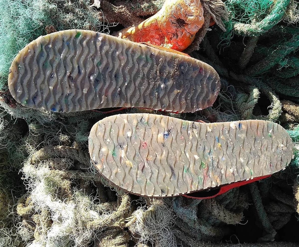 海洋プラスチックとアウトソール