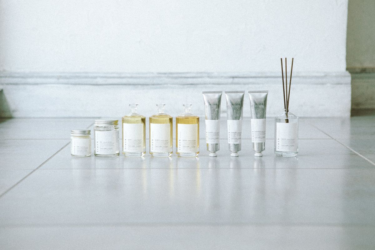 並べられたtrackの商品