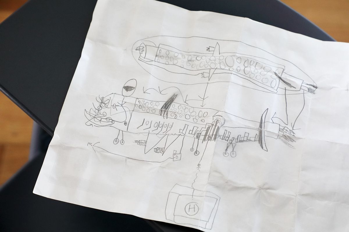 お子さんの描いた絵