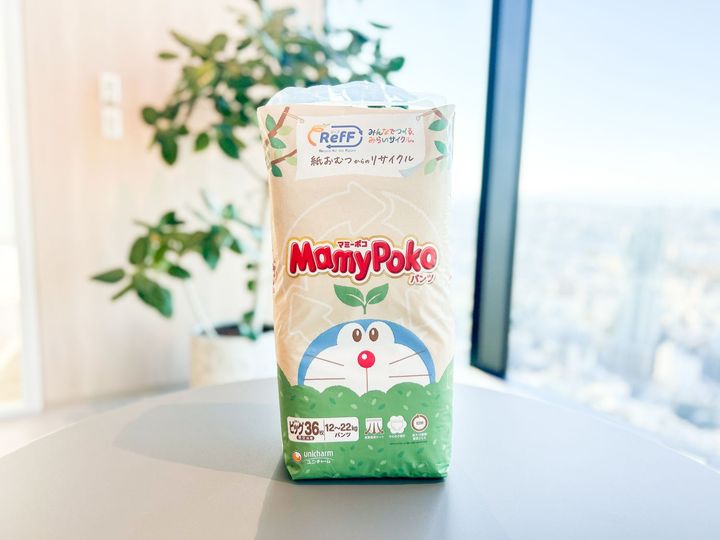 ニオイ・肌触りは大丈夫？ 使用済み紙おむつから生まれた紙おむつ＆猫