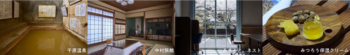 田舎体験プログラムで訪れる場所のイメージ