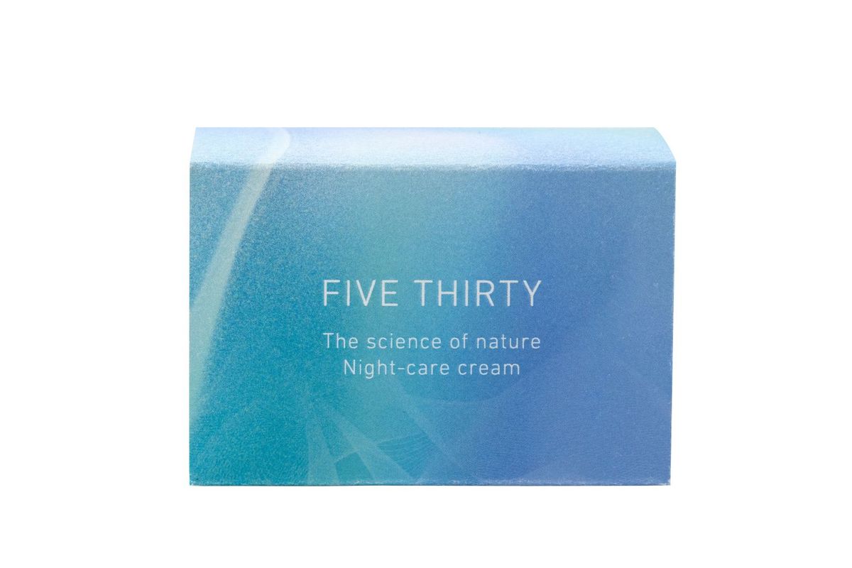 サキュレアクトの新製品ナイトクリーム「FIVE THIRTY Night-care cream」