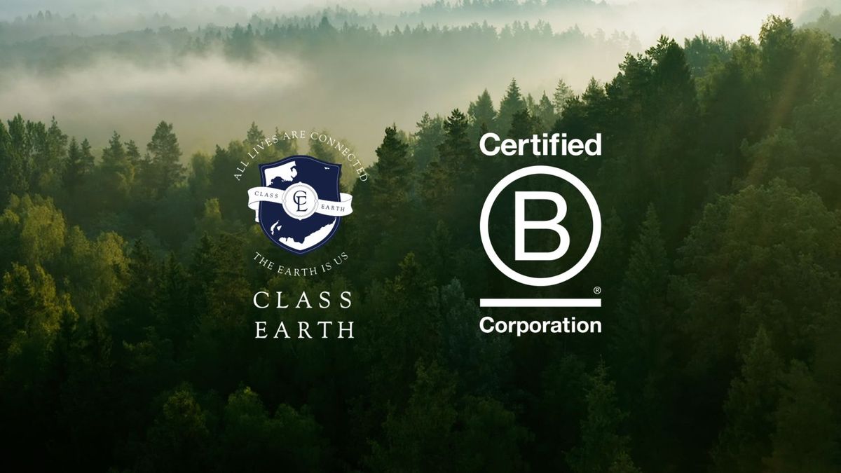 CLASS EARTHとB Corporationのロゴ
