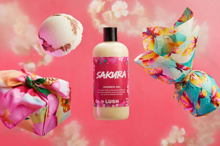 LUSHが季節限定「サクラコレクション」を発売 シャワージェルや