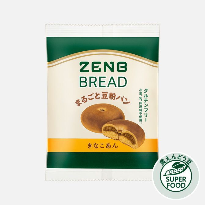 きなこあん グルテンフリー豆粉パンシリーズから新感覚あんぱん「ZENB