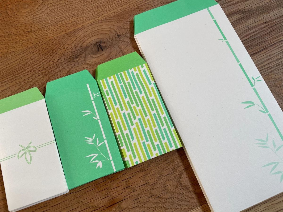 バンブーレター実物写真