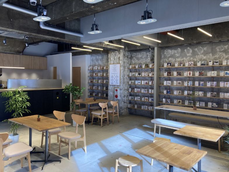 ミュージアム内のカフェの写真