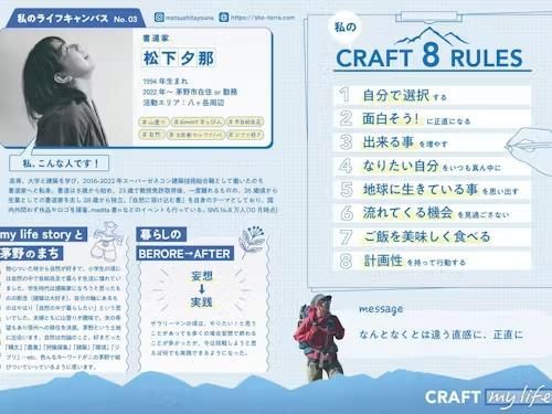 CRAFT my life展 展示イメージ