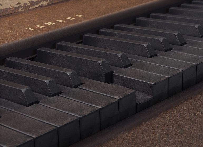 トーチの鍵盤写真