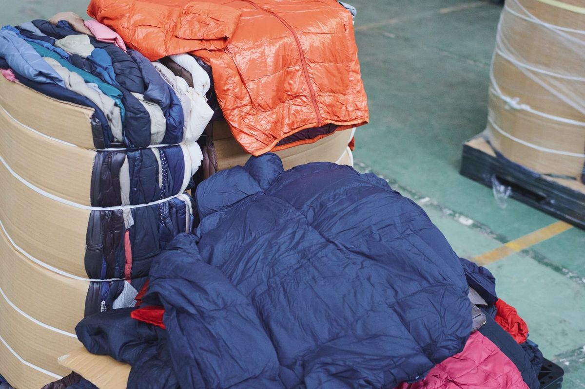 ユニクロが回収したダウン