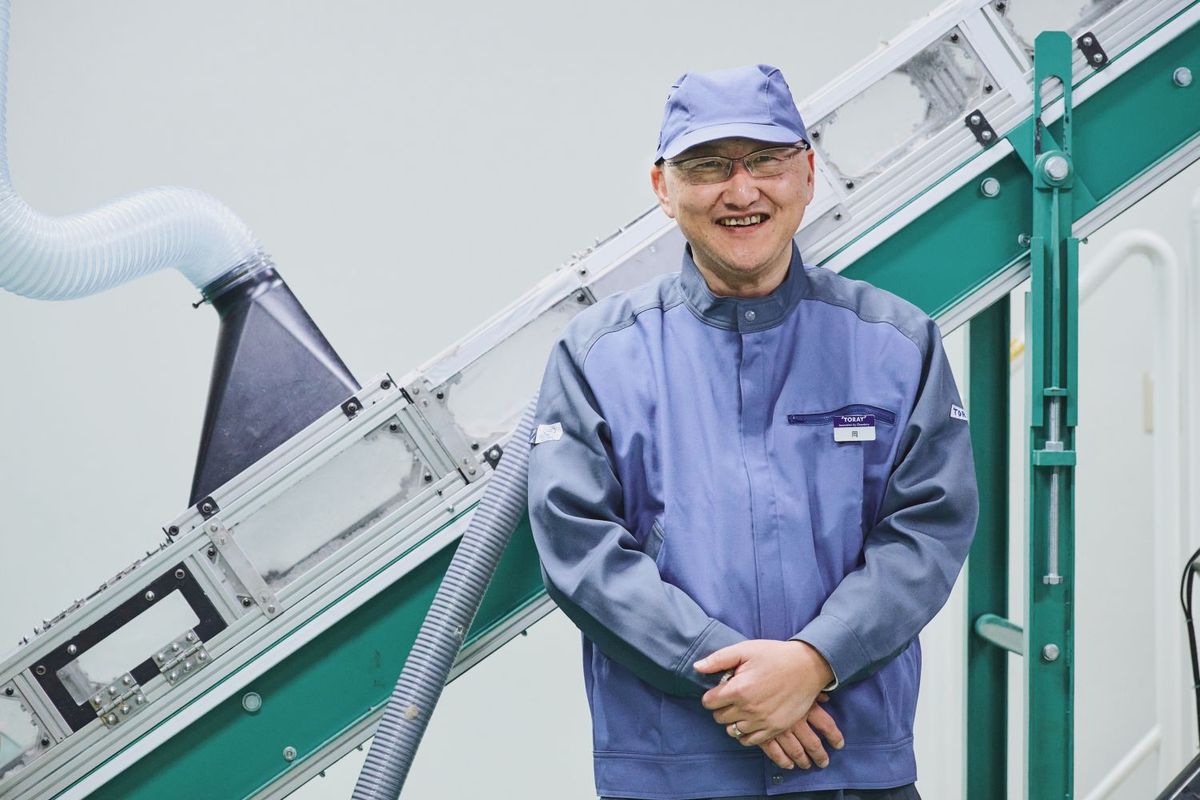 東レ エンジニアリング開発センター 部員の岡尚樹さん