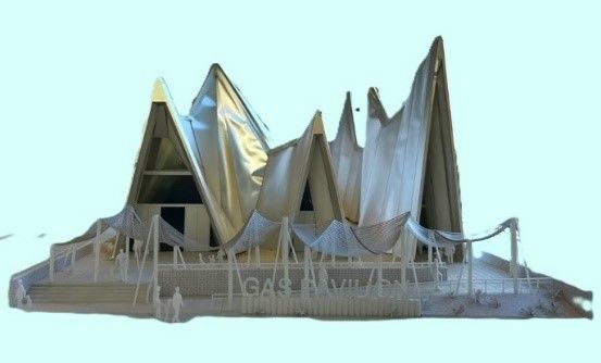 ガスパビリオン模型写真