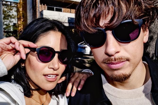 moment of OCEANのサングラス 着用写真