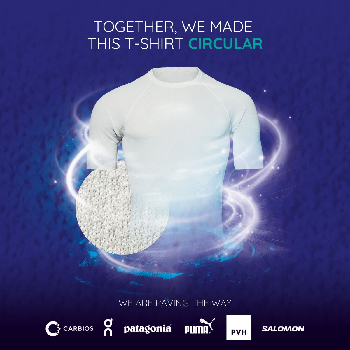 カルビオス社の100%リサイクルTシャツ