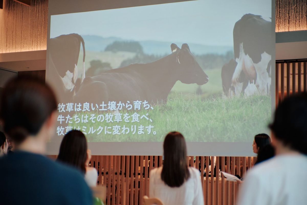 フォンテラ×ELEMINISTのイベント「グラスフェッドについて学ぶ」