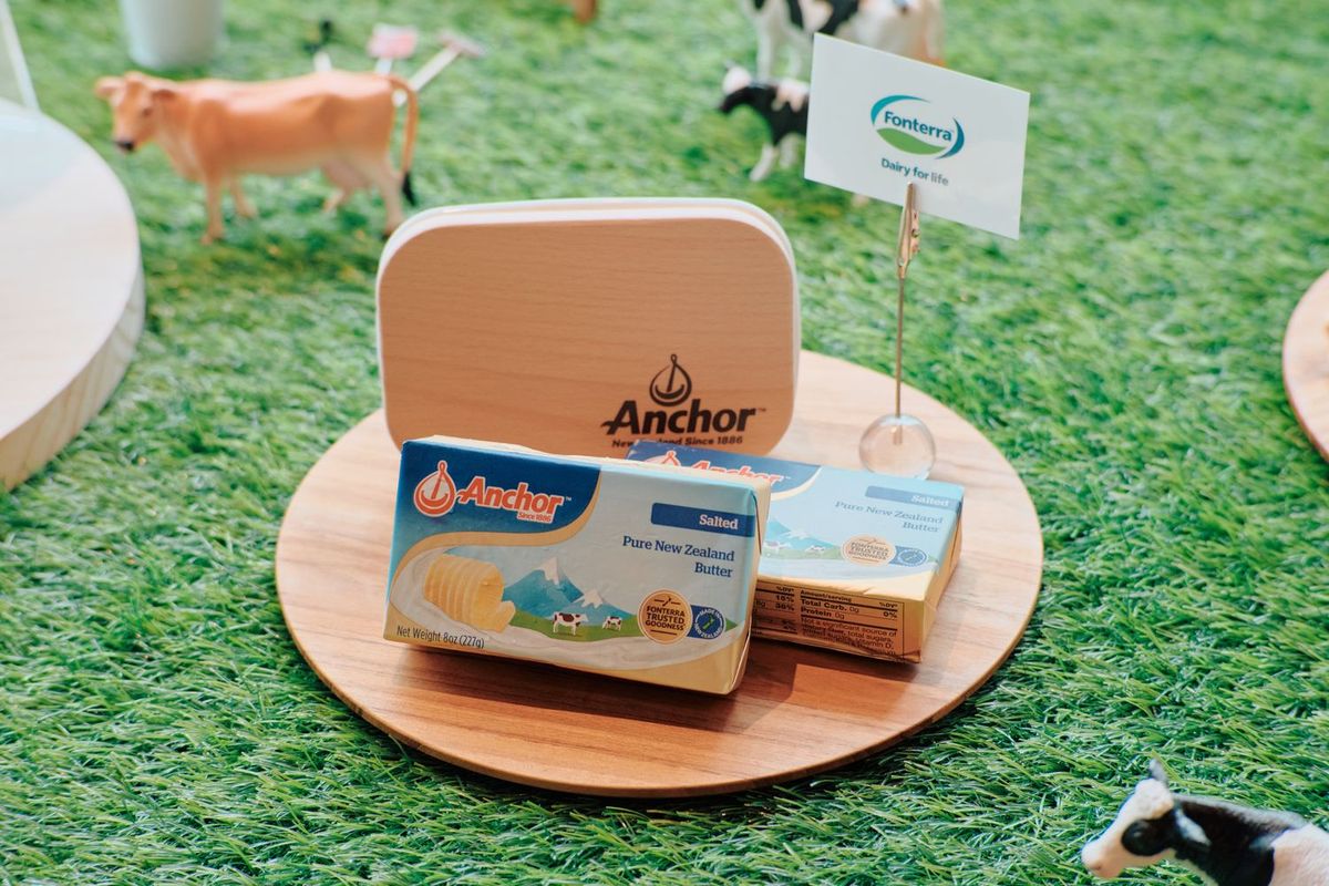 ニュージーランドのグラスフェッドバター（フォンテラ）