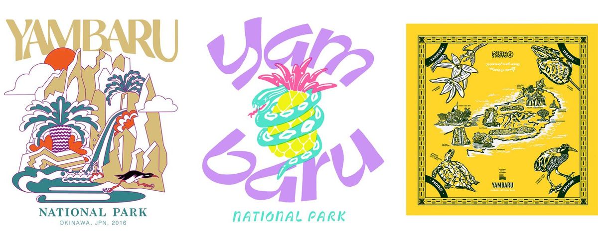 やんばる国立公園をブランディングするグラフィック